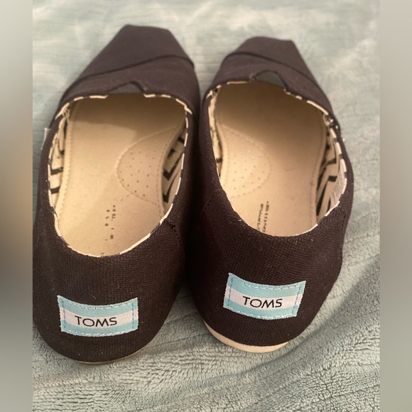 Toms women shoes size 9 black - Picture 3 of 5
